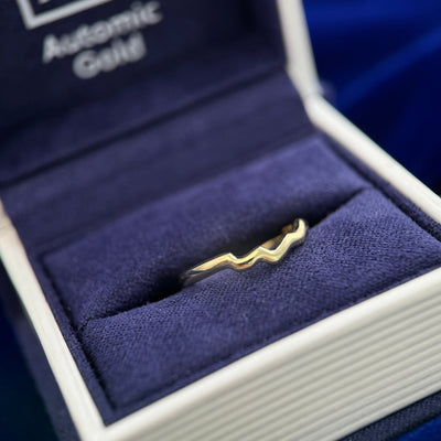 14k Yellow Gold Custom Nesting Band 